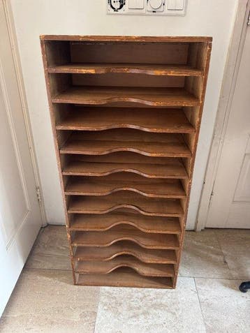 Kast - Hout - Sorteer / postkast