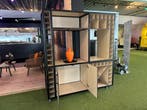 Mobiele wijnkast Licht Hout, Nieuw