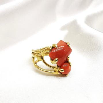 Koraal - Argento 925 - Ring - Italiaans vakmanschap