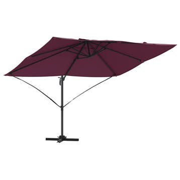 vidaXL Parasol 351 x 250 x 260 cm Polyester en Aluminium, Verzenden, Nieuw, 2 tot 3 meter