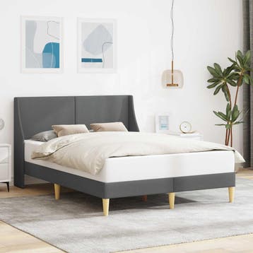 vidaXL Bedframe 192 x 144 x 96 cm aansluitplaat, Verzenden, Nieuw, Stof