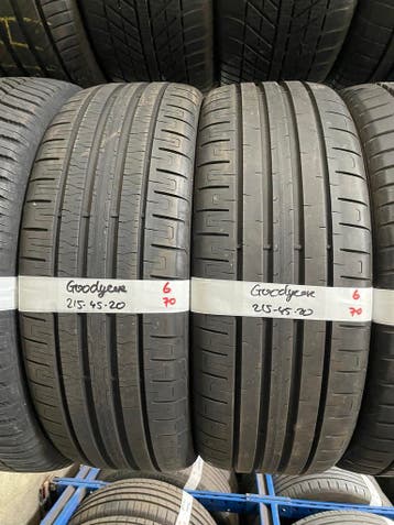 215-45-20 Goodyear Zomerbanden 6mm Incl Montage 215 45 20, Auto-onderdelen, Banden en Velgen, Ophalen, Band(en), Personenwagen