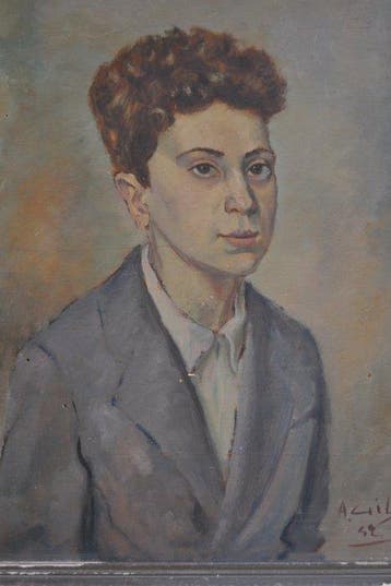 Europese school (XX) - Ritratto di giovane