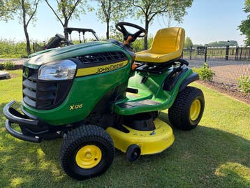 John Deere X126, Ophalen, Gebruikt, John deere