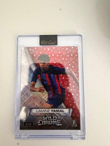 Lamine Yamal 2/12 Wild Chome RARE - Voetbal, Nieuw