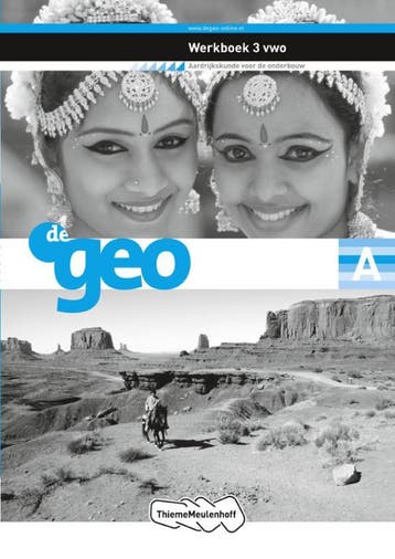 De Geo 3 vwo Werkboek A en B 9789006433401, Boeken, Verzenden, Zo goed als nieuw