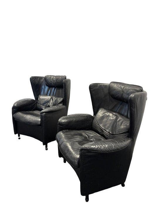 de Sede - Franz - Josef Schulte - Fauteuil (2) - DS 23 De, Antiek en Kunst, Antiek | Meubels | Stoelen en Banken