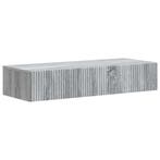 vidaXL Wandmontage Zijtafel Grijs sonoma 87,5 x 34,5 x 17 cm, Huis en Inrichting, Kasten | Overige, Verzenden, Nieuw