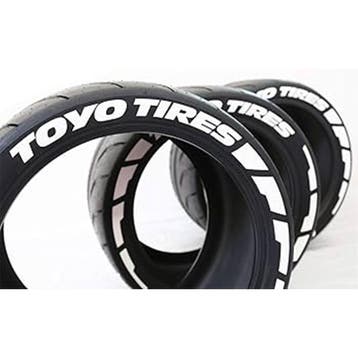 SK-Import Sticker Toyo Tires Wit, Auto diversen, Auto-accessoires, Ophalen of Verzenden, Nieuw