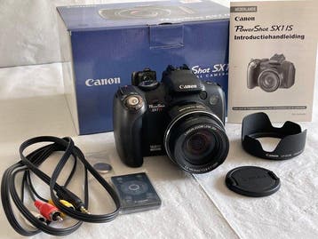 Canon PowerShot SX1 IS Digitale compact camera, Audio, Tv en Foto, Fotocamera's Digitaal, Nieuw