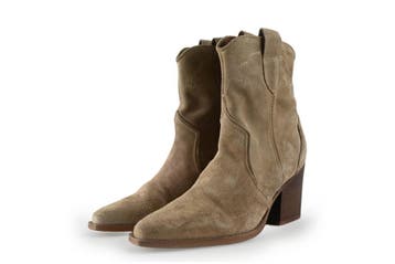 Manfield Cowboy laarzen in maat 38 Beige, Verzenden, Beige, Zo goed als nieuw, Manfield