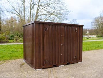 (Zee)container 10ft gekleurd | Houtlook | OP=OP, Doe-het-zelf en Verbouw