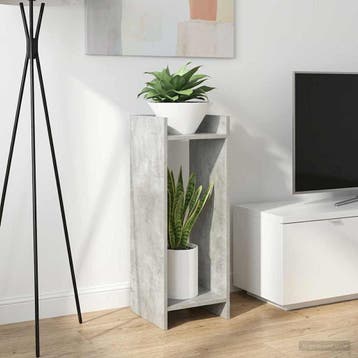 vidaXL Plantenstandaard Beton Grijs 30 x 30 x 80 cm, Tuin en Terras, Verzenden, Nieuw