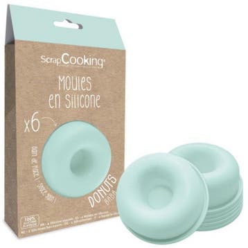 ScrapCooking Siliconen Bakvorm Donut 6st., Verzenden, Nieuw