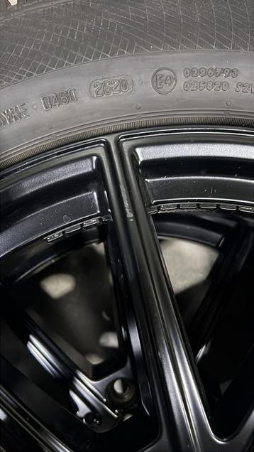 Mercedes GLA H247 GLB X247 18 inch velgen Continental Runfla, 18 inch, Gebruikt, Velg(en), Winterbanden