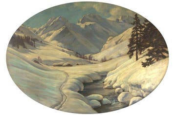 Carl Kessler (1876-1968) - Große Winterlandschaft mit