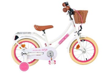 Volare Excellent Kinderfiets - Meisjes - 14 inch - Wit, Overige merken, Zijwieltjes, Nieuw, Ophalen of Verzenden