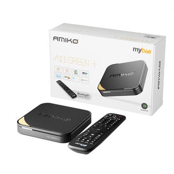 Retour product: Amiko A11 Green Plus IPTV Set Top Box, Ophalen of Verzenden, Nieuw
