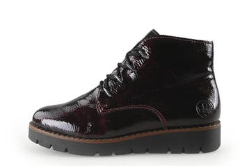 Rieker Veterboots in maat 36 Rood, Verzenden, Overige typen, Zo goed als nieuw, Rood