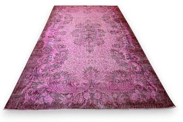 Roze designer vintage - Vloerkleed - 310 cm - 180 cm - met, Nieuw