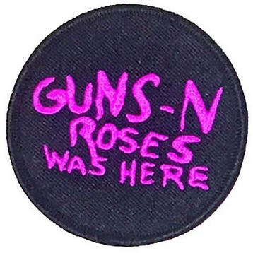 Guns N Roses - Was Here - patch fficiële merchandise, Ophalen of Verzenden, Nieuw, Kleding