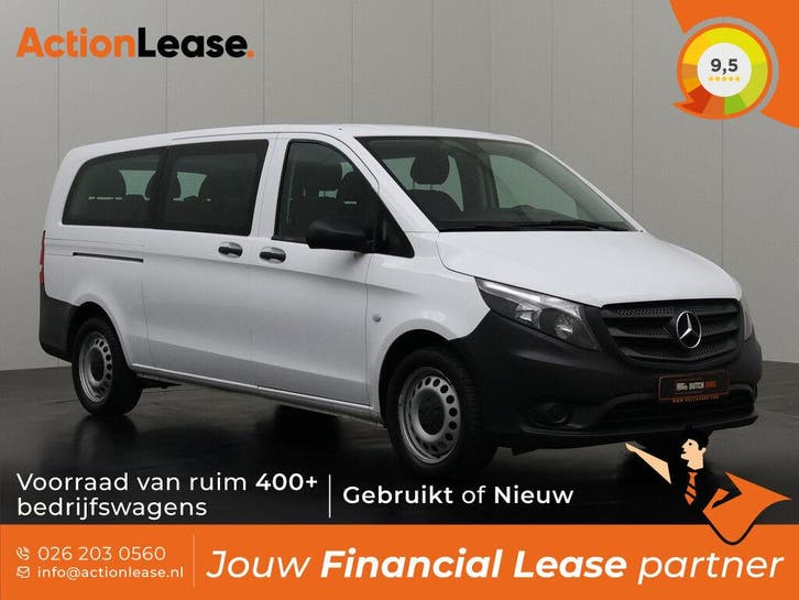 Mercedes Vito Personenvervoer L3 H1 2019 Diesel Automaat, Auto's, Mercedes-Benz, Dealer onderhouden, Te koop, Zwart, Automaat