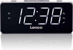Lenco CR-18 White - Wekkerradio met LED display - Wit, Verzenden, Nieuw