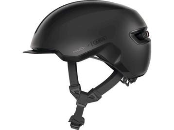 ABUS HUD-Y - Fietshelm - LED-achterlicht - zwart, Verzenden, Zo goed als nieuw, Abus