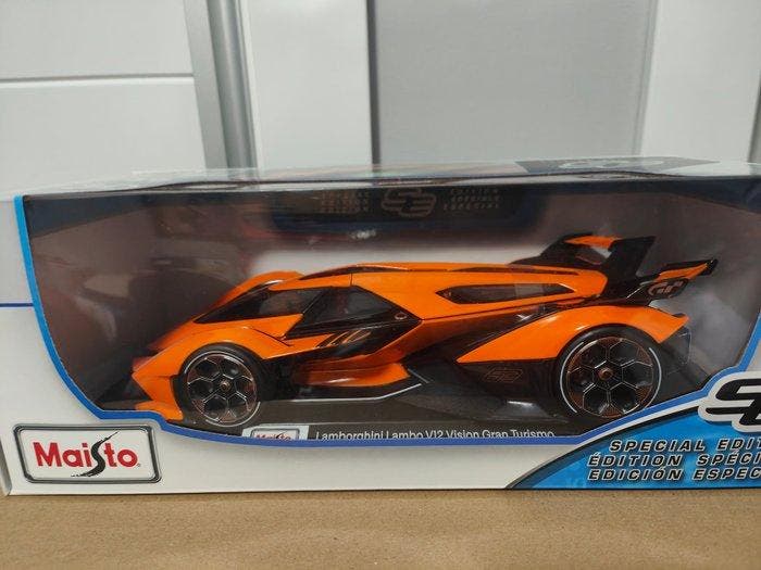 Maisto 1:18 - Model sportwagen - Lamborghini Lambo V12, Hobby en Vrije tijd, Modelauto's | 1:5 tot 1:12