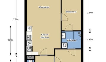 Te Huur 3 Kamer Appartement Terneuzenstraat In Arnhem, Gelderland, Direct bij eigenaar, Appartement, Arnhem