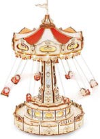Robotime Zweefmolen Music Box Bouwpakket Knutselen Hobby..., Verzenden, Nieuw