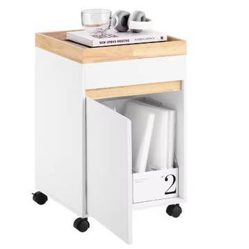 Compacte Rolcontainer voor Kantoor en Printer met Wielen, Verzenden, Nieuw