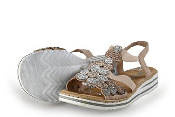 Rieker Sandalen in maat 42 Roze, Overige kleuren, Verzenden, Sandalen of Muiltjes, Zo goed als nieuw