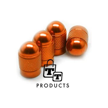 TT-products ventieldoppen Orange Bullets aluminium 4 stuks, Ophalen of Verzenden, Nieuw