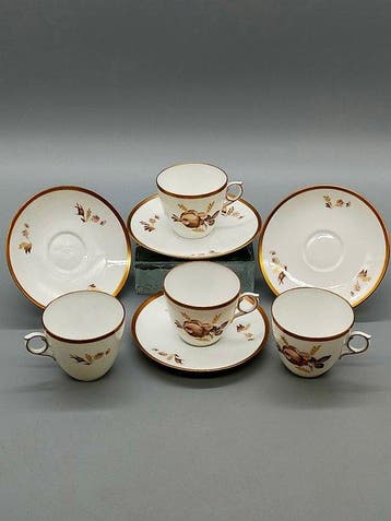 Royal Copenhagen - Koffieservies - Braunrose Kaffeeservice
