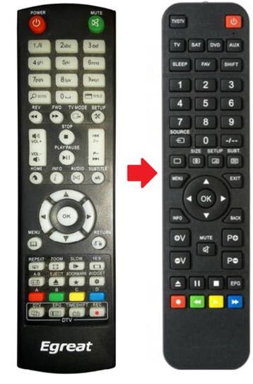 EGREAT R6S afstandsbediening, Verzenden, Nieuw