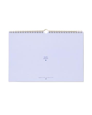 HEMA Familieplanner 37x25cm lichtblauw, Verzenden, Nieuw