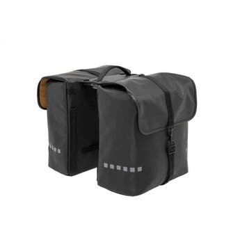 New Looxs Dubbele Fietstas Odense black MIK 39L, Verzenden, Nieuw