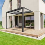 Aluminium Terrasoverkapping Jakarta - 3 x 3 m - Grijs - Schu, Tuin en Terras, Overkappingen, Verzenden, Nieuw