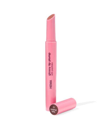 HEMA Glossy lipplump 77 caramel latte 1+1 gratis, Verzenden, Nieuw