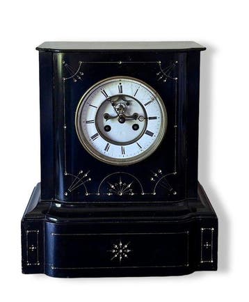 Pendule - Marmer, Hout - 1850-1900