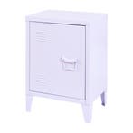 Nachtkast Inari metaal 57x40x30 cm lichtpaars [en.casa], Verzenden, Nieuw