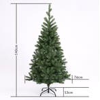 2dekans | Casaria Kunstkerstboom – 140cm Kerstverlichting, Diversen, Kerst, Ophalen of Verzenden, Zo goed als nieuw
