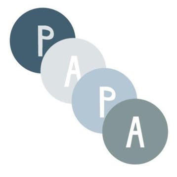 Stickerset papa 4stuks, Ophalen of Verzenden, Nieuw, Sticker