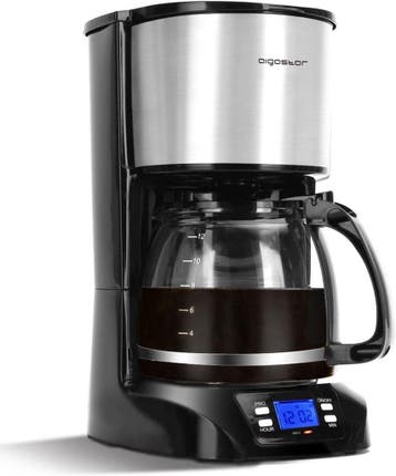 Koffiezetapparaat - filterkoffie - Glazen pot - RVS, Verzenden, Zo goed als nieuw