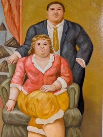 Raffaele Giordano (1970), da Botero - Ritratto di famiglia, Antiek en Kunst