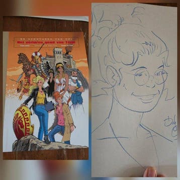 Hel - Het verloren goud van Troje - opdrachttekening - 1, Nieuw
