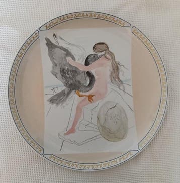 Salvador Dali (1904-1989) - sculptuur, Leda con el cisne - 5