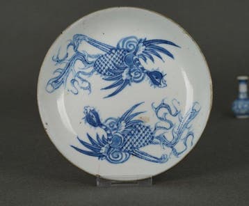 Qing Dynasty (19th Century) - Kom - Two Phoenixes