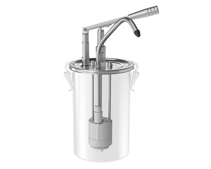 GGM Gastro | Sausdispenser - RVS - 4,5L - Ø180x420mm - |, Zakelijke goederen, Horeca | Keukenapparatuur, Nieuw in verpakking, RVS Meubilair